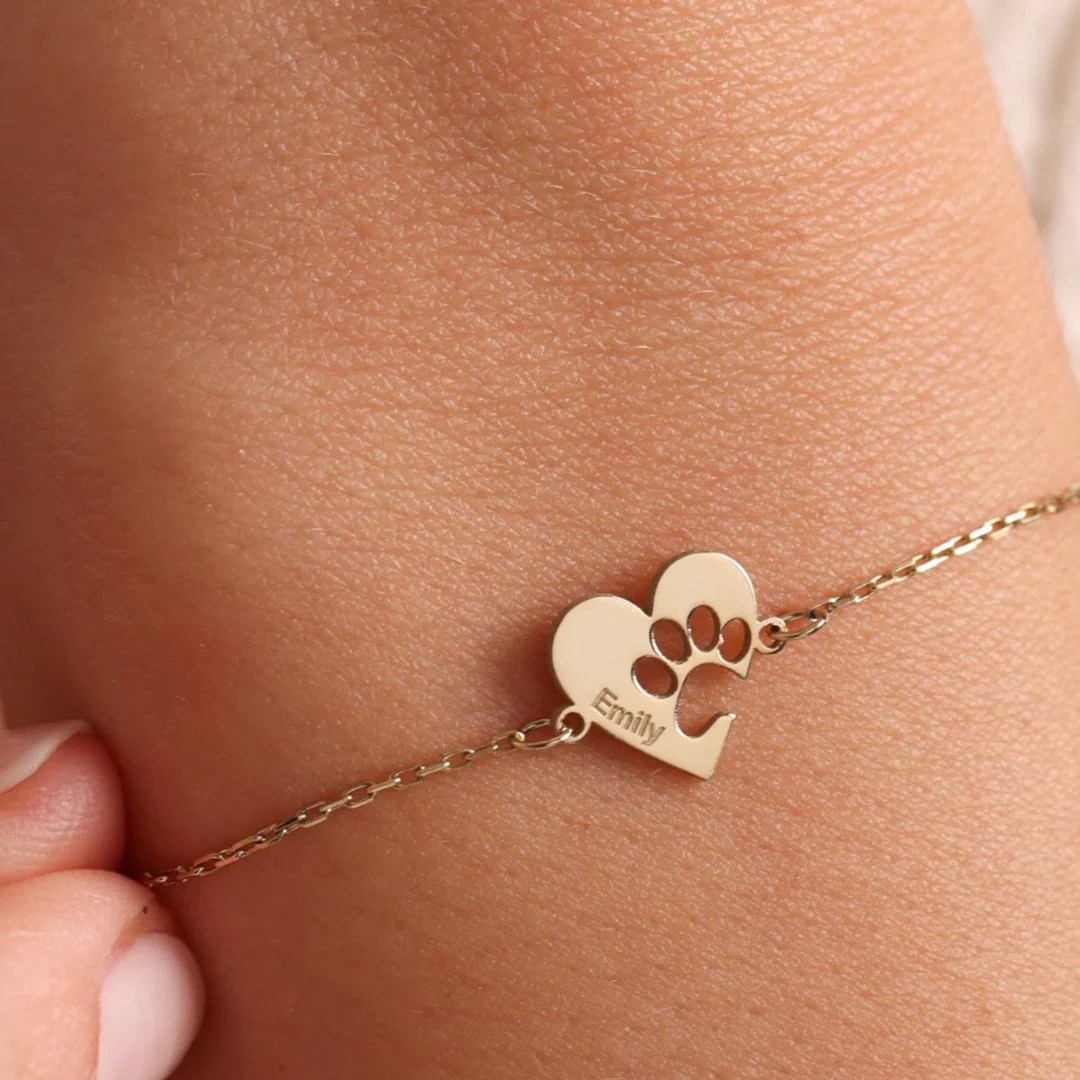Customized Pet Paw Bracelet - Image 4