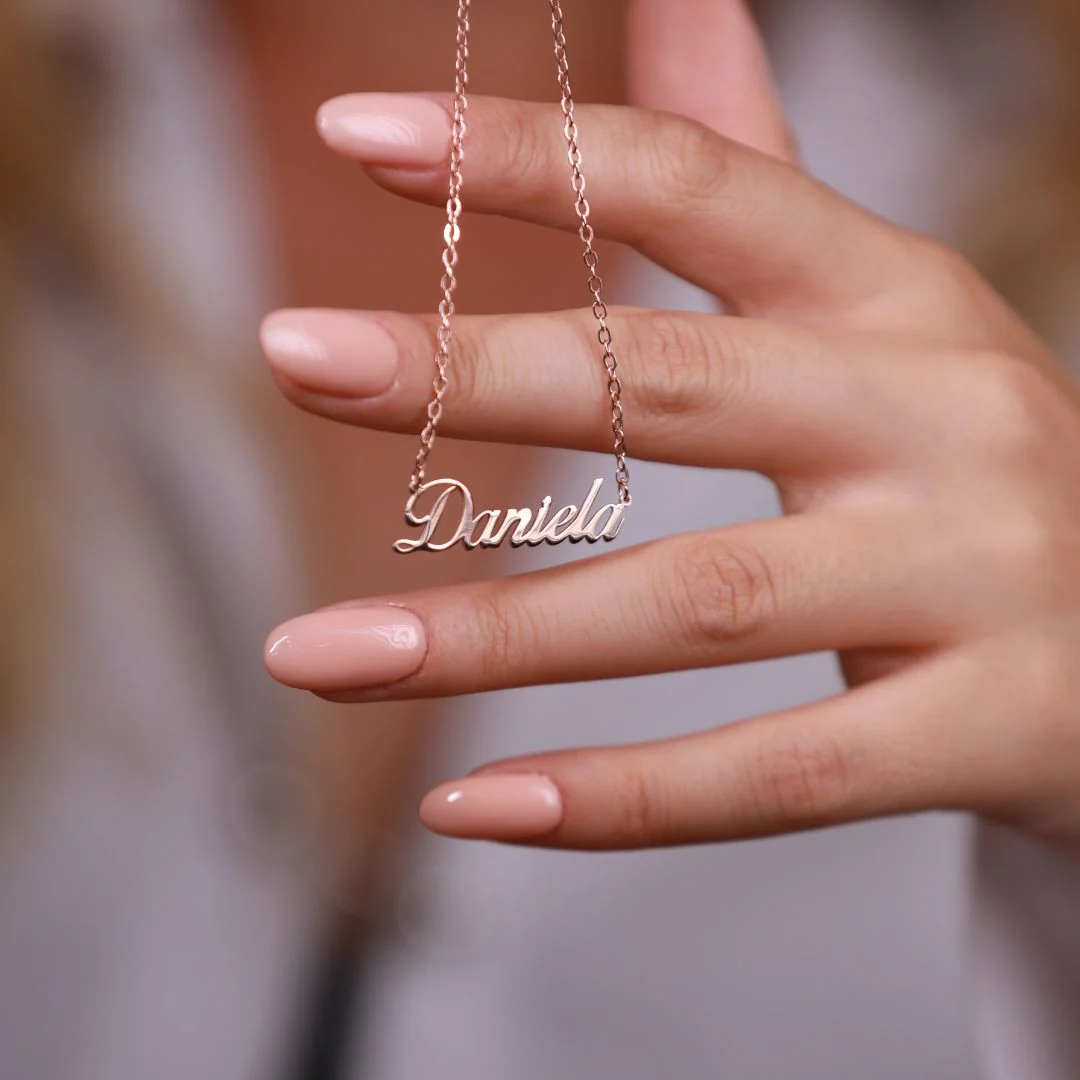 Personalized Nameplate Necklace - Image 5